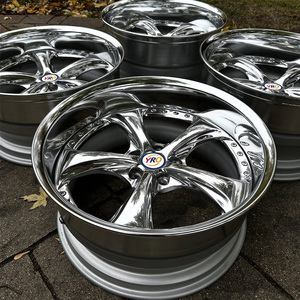 ล้อฟอร์จ YRO แบบสองชิ้น ขอบเว้าลึก ชุบโครเมียม ขนาด 17-24 นิ้ว 5x112 5x114.3 5x120 สำหรับ BMW ซีรีส์ 3 5 7 และ Audi A4 A6 - Product Image 3