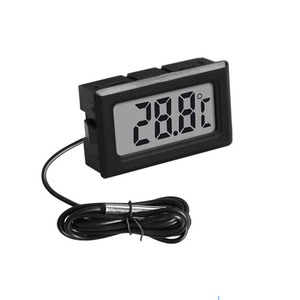 Thermomètre numérique TPM-10 avec sonde, écran LCD, affichage numérique, thermomètre intérieur/extérieur, mini thermomètre, grand écran - Product Image 2