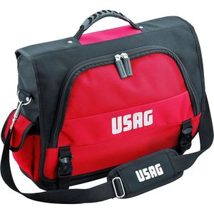 Sac messager Usag Tool avec fermeture éclair rouge, rangement universel U00070033 - Product Image 1