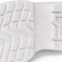 Chaussures de sécurité antistatiques en cuir blanc AIMVVSEC avec embout en acier, antidérapantes, respirantes, doublure en maille, pour l'hiver et le printemps, idéales pour les environnements de travail propres