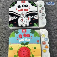 Livre sonore interactif imperméable pour enfants, personnalisable avec logo, idéal pour la maternelle et la maison, cadeau éducatif pour enfants, offre spéciale OEM économique