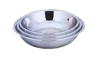 Nouvelle grande assiette en acier inoxydable plateau rond en acier inoxydable de taille différente plaque ronde pour les ménages hôtels cuisine