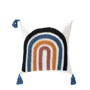 Funda de cojín <span class=keywords><strong>marroquí</strong></span> <span class=keywords><strong>para</strong></span> decoración del hogar, 18x18, funda de almohada de <span class=keywords><strong>aguja</strong></span>, <span class=keywords><strong>para</strong></span> sofá, cama - Product Image 1