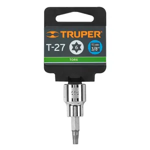 BOX 6 Douille Torx T-27, entraînement 3/8'', TRUPER - Product Image 4