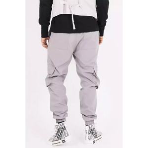 Pantalones Cargo para Hombre, 100% Poliéster, Color Gris, Cintura Elástica, Pantalones Deportivos, Joggers, Pantalones de Chándal con Bolsillos - Product Image 3