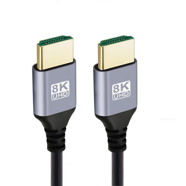 High-Speed for HDMI 2.1 Coaxial Cable Ultra-Thin 8K 60Hz 3M PVC Hyper Super Flexible Slim Cord for HDTV Computer 4K High Definit