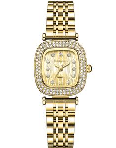 Montre pour femme Sentiment haut de gamme Ciel étoilé Style français Montre de luxe légère avec bracelet en acier - Product Image 3