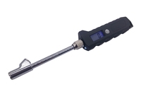 Manomètre numérique robuste pour pneus de camion avec embout double long, manomètre LCD rétroéclairé rechargeable pour véhicules