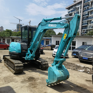 Mini excavatrice d'occasion kobelco SK55 SK55SR machine 5 tonnes hydraulique sur chenilles SK55 SK75 pelle d'occasion kobelco SK55SR-5 - Product Image 5