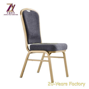Vente en gros de chaises modernes pour hôtel, banquets, mariage, métal doré, aluminium, empilables pour hôtel, mariage - Product Image 2