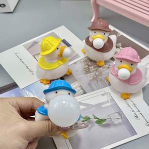 ของเล่นเป่าฟองสบู่รูปเป็ดสุดสร้างสรรค์ บรรเทาความเครียด สำหรับเด็กและผู้ใหญ่ ขายส่ง เป่าฟองสบู่ คลายเครียด ของขวัญ - Product Image 2