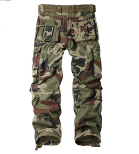 Pantalones informales de combate de trabajo para hombre, pantalones Harem Hip Pop, pantalones cargo holgados con múltiples bolsillos - Product Image 4