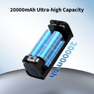 High Capacity 100W Super Fast <b>Charging</b> Aluminum Alloy Power Bank With Retractable <b>Cable</b> - Product Image 4
