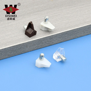 Soporte de estante Disiwei, soporte triangular de plástico de 5 mm para estantería de vidrio, accesorio de ferretería para gabinete - Product Image 1