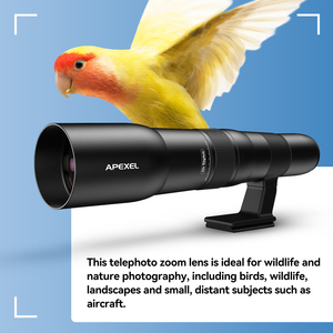 <span class=keywords><strong>Kit</strong></span> d'objectif de photographie <span class=keywords><strong>Apexel</strong></span> avec clip universel et trépied à tête sphérique, objectif zoom hyper téléobjectif 50x pour mobile, - Product Image 2