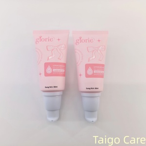 Contenants cosmétiques écologiques de 50 ml, tubes en plastique rose vides avec bouchon pompe finition mate pour tube de lotion - Product Image 5