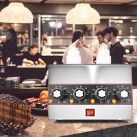 Chauffe-sauce électrique Wafflemei Chauffe-sauce commercial Distributeur de fromage et de caramel en acier inoxydable CE Fabricant de sauce électrique en usine