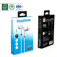 Boîte d'emballage personnalisée pour produits électroniques, adaptée aux écouteurs sans fil TWS intra-auriculaires et supra-auriculaires, avec logo UV estampé à chaud