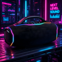 Subwoofer sans fil A65 2026 pour Bluetooth 5.3, idéal pour scène, extérieur, home cinéma, soirées, avec LED RGB, étanche IPX6, pour karaoké