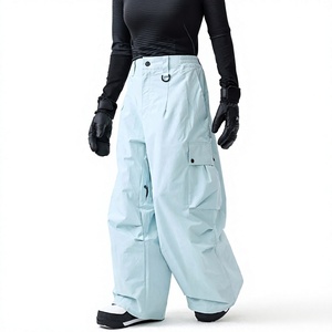 Unisex Plus Size Outdoor <b>Winter</b> <b>Sports</b> Trousers Zipper -Tex Waterproof Snow Pants for Ski Resorts Snowboarding Cold Weather - Product Image 1