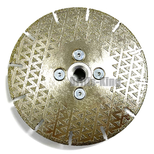 2024 nouveauté 4, 4.5, 5, 6 ''lame de diamant électrolytique lames de coupe de carreaux de marbre <span class=keywords><strong>disque</strong></span> de diamant - Product Image 3