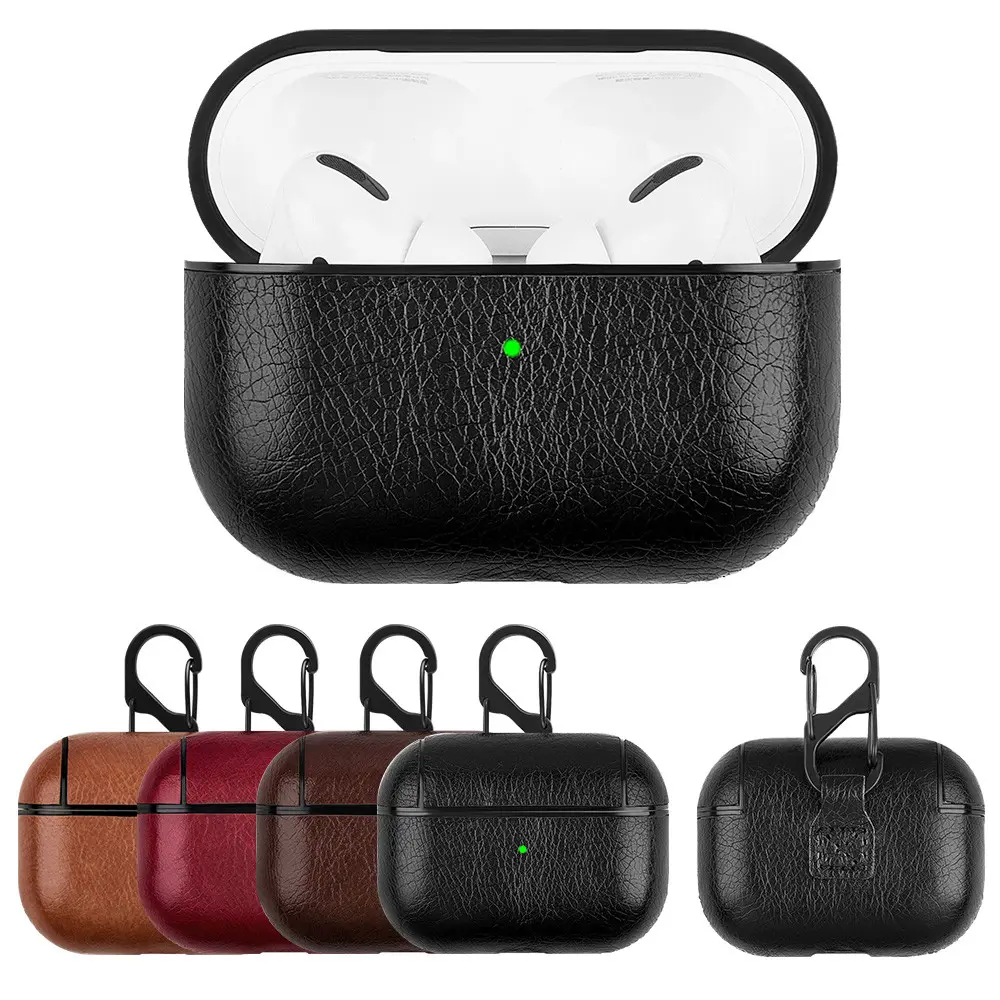 Высококачественный чехол из искусственной кожи для Airpods Pro, роскошный кожаный чехол для Airpods 3, чехол для Apple Airpods Pro с упаковкой