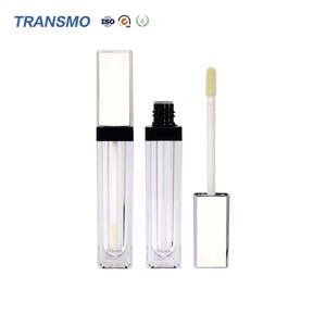 Tubes carrés en plastique personnalisés pour brillant à lèvres, avec applicateurs, en stock pour emballage cosmétique et rouge à lèvres, 6,5-9,0 ml – Vente chaude - Product Image 1