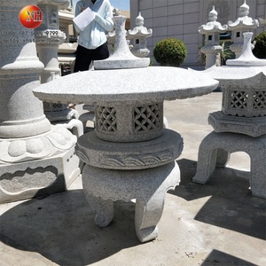 Trung Quốc Nhà Máy Bán Nhật Bản Zen Vườn Cảnh Quan Đồ Trang Trí Maru Đá Chùa Bóng Đèn Lồng Đèn Ngoài Trời Bóng Râm - Product Image 5