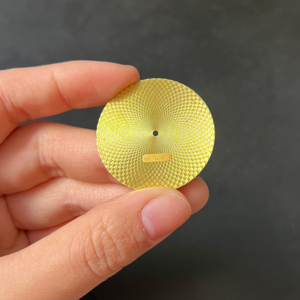 Tùy chỉnh đồng hồ quay số vàng 35.6*0.4mm lịch áp suất dầu mô hình 27.8*0.4mm áp dụng chỉ số phần tùy chỉnh đồng hồ quay số - Product Image 3