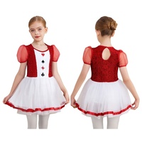 Jupes de danse pour filles de 6 à 16 ans, robes de costume de reine des cœurs pour la danse de salon, vêtements de danse en gros, tenues de scène, cosplay, fêtes