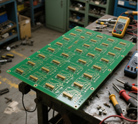 Fabricant de cartes de circuits imprimés (PCB) FPC de haute qualité, multicouches, 1,6 mm d'épaisseur, 36 µm, cuivre OSP, surface personnalisée, écran LCD, électronique Fr4