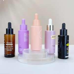 Luxury Cosmetic Skincare Packaging Empty Dropper Serum Glass Bottle 1oz 30ml Essential Oil Bottle Pipette Serum Bottle with <b>Box</b> - Product Image 2