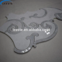 Meilleures ventes de carreaux de mosaïque Oriental White Marble Pattern Water Jet