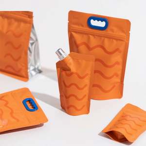 <b>Wine</b> Handle Moisture Proof Gravure Printed Stand up Pouch with Spout 500ml~2.5L Aluminum Foil Beverage Packaging - Product Image 4