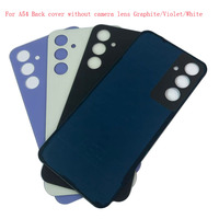 Coque de téléphone portable pour Samsung A54, dos en verre, graphite violet blanc