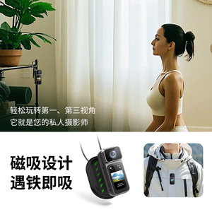 HD Waterproof WIFI <strong>Camera</strong> 60FPS Mini Vlogging Motorcycling Recorder with Magnetic Thumb <strong>Excellent</strong> 4K Support-S80 - Product Image 4