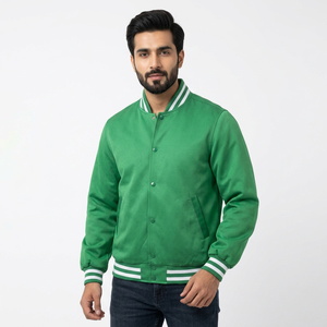 Veste bomber en satin de soie personnalisée, veste de luxe en satin pour le football, vestes en satin des Raiders - Product Image 1
