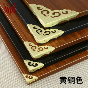 Furniture <b>Corner</b> <b>Protector</b> Brass Bronze Black Color Chinese Style Metal Hardware Accessory - Product Image 3