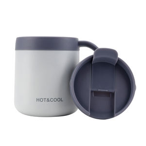 OKADI-vaso aislado de café de acero inoxidable, vaso con mango personalizado, 350ml/500ml - Product Image 2