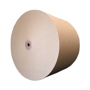 Tùy chỉnh PE tráng giấy Jumbo cuộn bao bì Sticker Kraft cốc giấy/hộp nguyên liệu 180gms tráng giấy tờ - Product Image 2