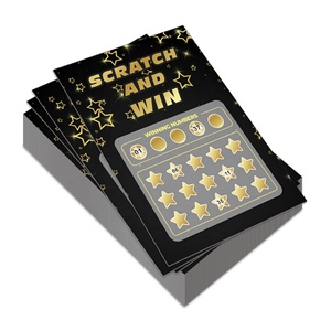 <b>Scratch</b> and Win Card Manufacturer Custom <b>Scratch</b>-Off Coating Screen Printing Free Design Win Rate - Product Image 3