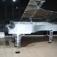 Source Factory High-End Customization Competitive Price Crystal Grand Piano for Concert Performance Events