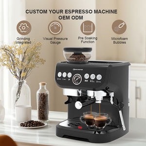 Machine à café expresso italienne de haute qualité, <span class=keywords><strong>cafetière</strong></span>, cappuccino - Product Image 1