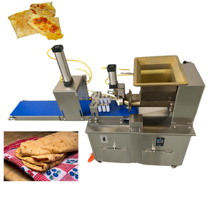 Machine d'aplatissement de pâte alimentaire de rue pâte à collation indienne formant la ligne de coupe de pâte Paratha façonnage de Parota - Product Image 5