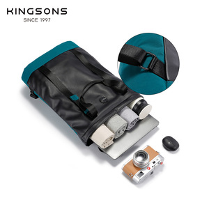 Kingsons <b>Laptop</b> <b>Backpack</b> 20-35L Water Resistant Expandable Capacity Unisex Outdoor Travel Bag With Handle - Product Image 1
