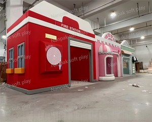Gaun Princess Fire Station lucu peralatan taman bermain dalam ruangan rumah boneka bermain peran anak untuk pesta kafe dan mal - Product Image 6
