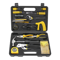 168 outils clés à douille, Kit d'outils à main tournevis à main ménager général avec boîte à outils en plastique étui de rangement/