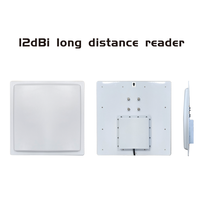 Lecteur RFID UHF longue distance 0~20 mètres A1201 RS232/485 USB TCPIP 12dBi ISO18000-6C Lecteur RFID UHF haute performance