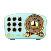 Nouveau haut-parleur, un mini produit électronique créatif rétro pour l'extérieur, doté d'une radio sans fil et d'un petit haut-parleur.