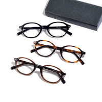 Monture optique en acétate unisexe 2024, motif Paisley, style coréen, avec verres interchangeables, style informatique, pour visage en forme de losange